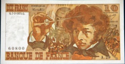 10 Francs berlioz 1974
